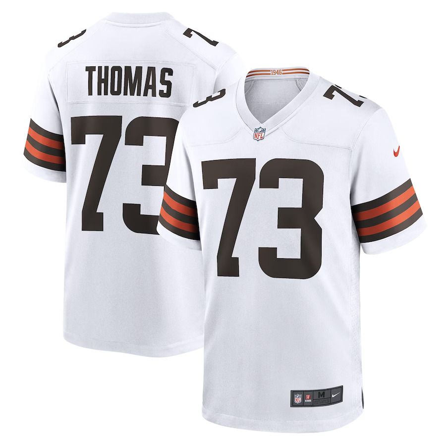 Men Cleveland Browns 73 Joe Thomas Nike White Retired Game Player NFL Jersey